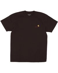 Carhartt - Script Tee Tobacco T-Shirt - Lyst