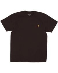 Carhartt - Script Tee Tobacco T-Shirt - Lyst