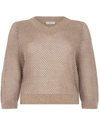 Peserico - V-Neck Knitwear - Lyst