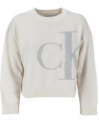 Calvin Klein - Round-Neck Knitwear - Lyst