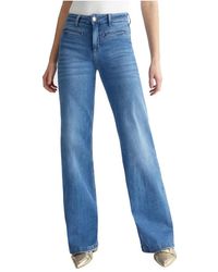Liu Jo - Jeans ,Blauw ,Denim Blauwe Denim Flare Jeans - Lyst