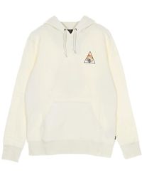 Huf - Hoodies & Sweatvesten ,Katoen Driehoek Print Hoodie Met Kangoeroezak - Lyst