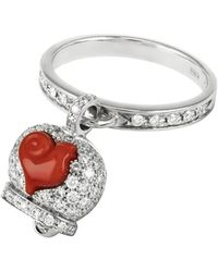 Chantecler - Campanelle Pavé Ring - Lyst