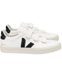 Veja - Schoenen ,Wit ,Leer Leren Sneakers Met Bandjes - Lyst