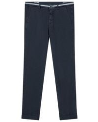 Mason's - Broeken ,Blauw ,Katoen Slim-Fit Chinobroek - Lyst