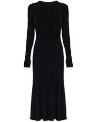 Ami Paris - Jurk Met Lange Mouwen - Lyst