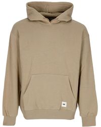 Caterpillar - Hoodies & Sweatvesten ,Bruin ,Katoen Label Logo Hoodie Lemon Pepper - Lyst