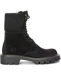 Loewe - Lace-Up Boots - Lyst
