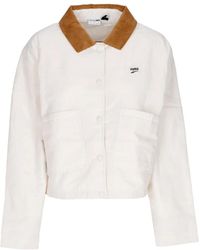 PUMA - Veste D'Entraineur Rembourree Downtown Pour Femmes, Pristine - Lyst