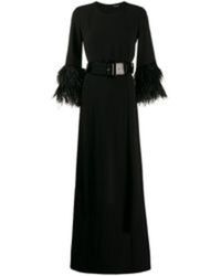 P.A.R.O.S.H. Long Dress - Zwart