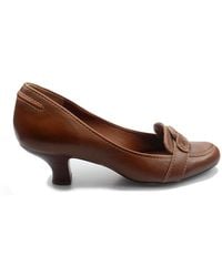 Clarks - Elegantes zapatos de tacón de cuero blanco para mujer - Lyst