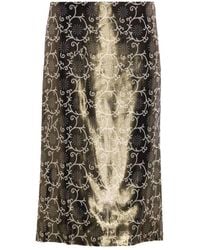 KENZO - Midi Skirts - Lyst