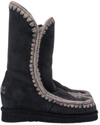 Mou - Eskimo inner wedge hohe stiefel - Lyst