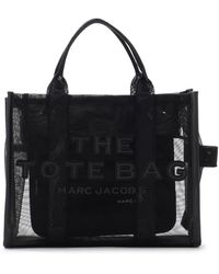 Marc Jacobs - Borsa the mesh medium tote bag nera - Lyst