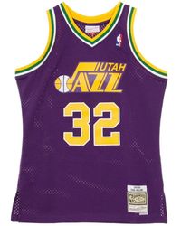 Mitchell & Ness - Fitness ,Paars ,Vintage Karl Malone Basketball Tank Top - Lyst