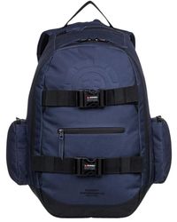 Element - Tassen ,Blauw ,Polyester Rugzak Van Materiaal Met Veel Zakken - Lyst
