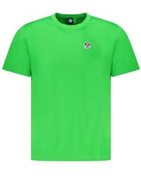 North Sails - T-shirt in cotone verde - Lyst