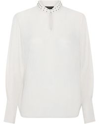 Bruuns Bazaar - Overhemden ,Wit ,Polyester Camilla Bbananta Blouse - Lyst
