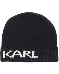 KARL LAGERFELD - Beanies - Lyst