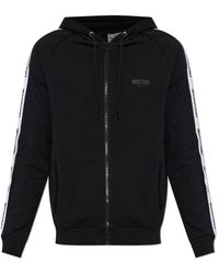 Moschino - Hoodies & Sweatvesten ,Zwart ,Katoen Logo Sweatshirt - Lyst