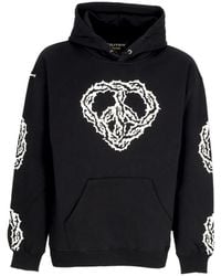 Iuter - Hoodies & Sweatvesten ,Zwart ,Katoen Zwarte Hoodie Met Voorzak - Lyst