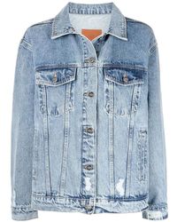 Anine Bing - Jassen ,Blauw ,Denim Vintage Blauwe Rory Denim Jack - Lyst