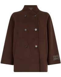 Slowear - Dubbele Rij Wol Jas - Lyst