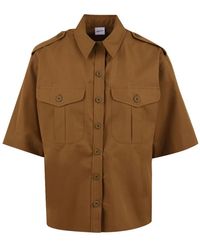 Aspesi - Overhemden ,Bruin ,Bruine Shirt Model 5470 D307 - Lyst