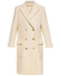 Marni Textured Coat - Naturel