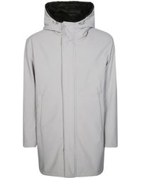 Herno - Jassen ,Grijs ,Polyester Keystone Parka - Lyst