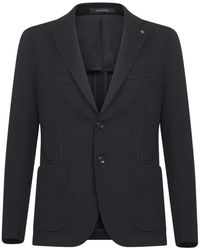 Tagliatore - Jassen ,Zwart ,Polyester Tailored Blazer - Lyst