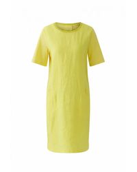 Ouí - Linen Patch Dress - Lyst