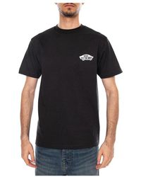 Vans - Tops ,Zwart ,Katoen Double Standard T-Shirt - Lyst
