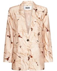 Silvian Heach - Jassen ,Roze ,Leer Chola Blazer - Lyst