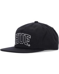 Huf - Accessoires ,Zwart ,Katoen Platte Klep Booglogo Snapback Pet - Lyst