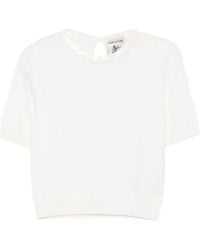 Semicouture - Round-Neck Knitwear - Lyst