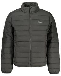 Fila - Jassen ,Zwart ,Polyester Revello Jacket - Lyst