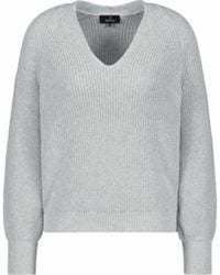 Monari - Veelzijdige Effen Trui Voor - Lyst