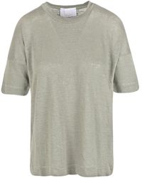 Daniele Fiesoli - T-shirt in lino con scollo tondo - Lyst