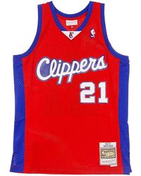 Mitchell & Ness - Fitness ,Rood ,Polyester Vintage Nba Swingman Tank Top - Lyst