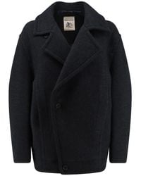 Semicouture - Oversized Double-Breasted Coat - Lyst