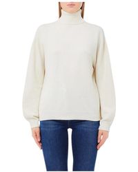 Liu Jo - Truien & Vesten ,Wit ,Polyester Stijlvolle Sweaters Voor Vrouwen - Lyst