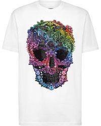 Philipp Plein - T-Shirt Rundhals Ss Barock Skull - Lyst