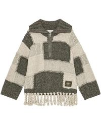 Ganni - V-Neck Knitwear - Lyst