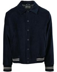 Circolo 1901 - Jassen ,Blauw ,Katoen Varsity Corduroy Jacket - Lyst