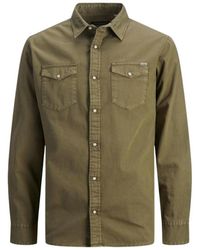 Jack & Jones - Stretch baumwollhemd herbst/winter kollektion - Lyst