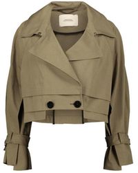 Dorothee Schumacher Cropped Safari Jacket - Groen