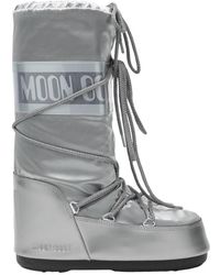 Moon Boot - Schoenen ,Grijs ,Leer Icon Glance Boot - Lyst