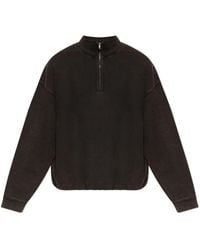 Represent - Initial Funnel Neck Quarter Zip Sweatshirt - Lyst