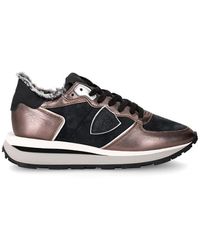 Philippe Model - Schoenen ,Veelkleurig ,Suède Sneakers Tropez Haute Running - Lyst